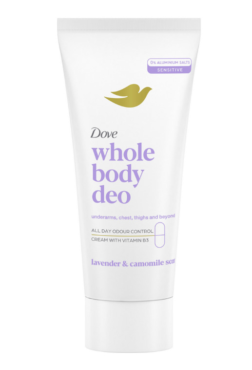 Dove Whole Body Deo Lavanda & Camomilla Crema Deodorante per Tutto il Corpo 75 Ml