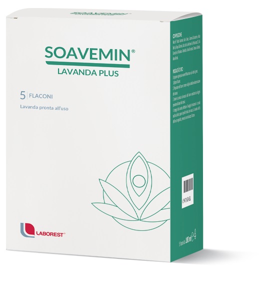 Soavemin Lavanda Plus Dispositivo Medico per l'Igiene Intima 5 flaconcini
