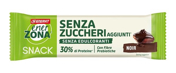 Enerzona Snack Barretta Proteica Senza Zuccheri Aggiunti Gusto Noir 33 g