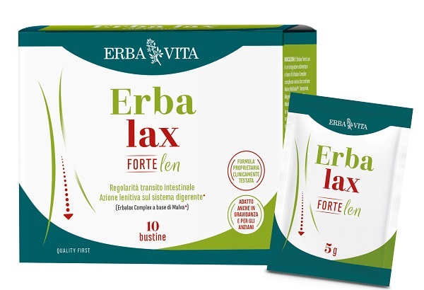Erba Vita Erbalax Forte per Regolarità Intestinale 10 Bustine da 5g