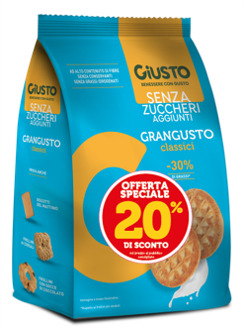Giusto Grangusto Classici Frollini senza Zuccheri Aggiunti 350 g Taglio Prezzo