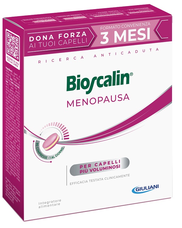 Bioscalin Menopausa Integratore Alimentare per Capelli Voluminosi 90 compresse