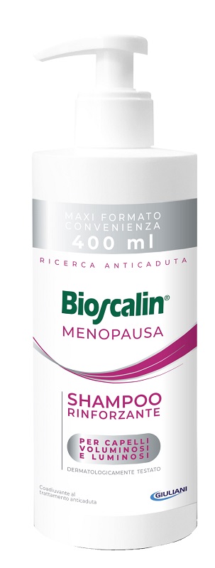 Bioscalin Menopausa Shampoo Rinforzante Capelli Fragili e Sottili 400 ml