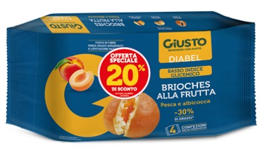 Giusto Diabel Brioches alla Frutta 4x45 g Taglio Prezzo