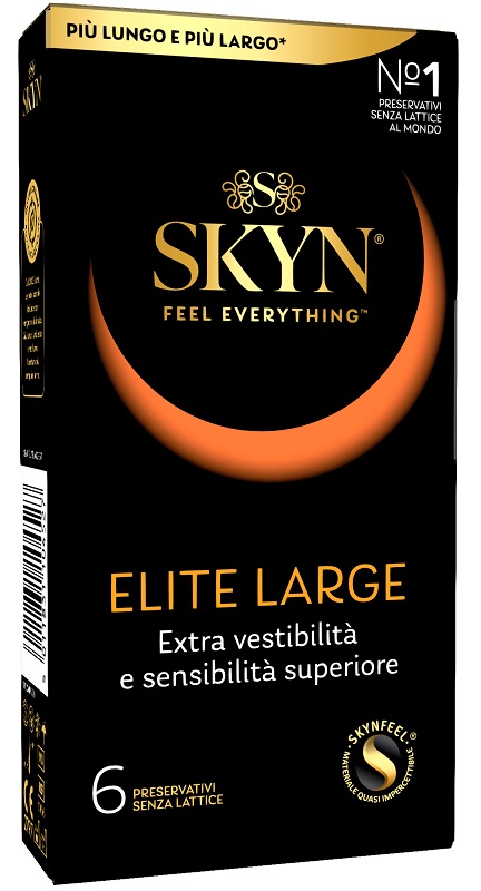 Skyn Elite Large Preservativi con Extra Vestibilità e Sensibilità Superiore 6 pezzi