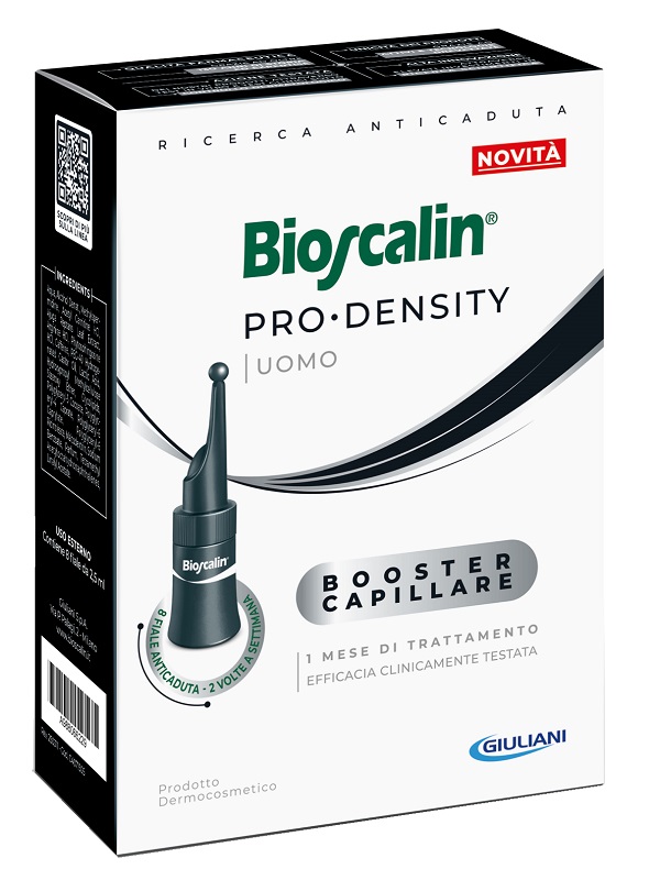 Bioscalin Pro Density Uomo Trattamento Booster Capillare per Capelli più Forti 8 fiale x 2,5ml