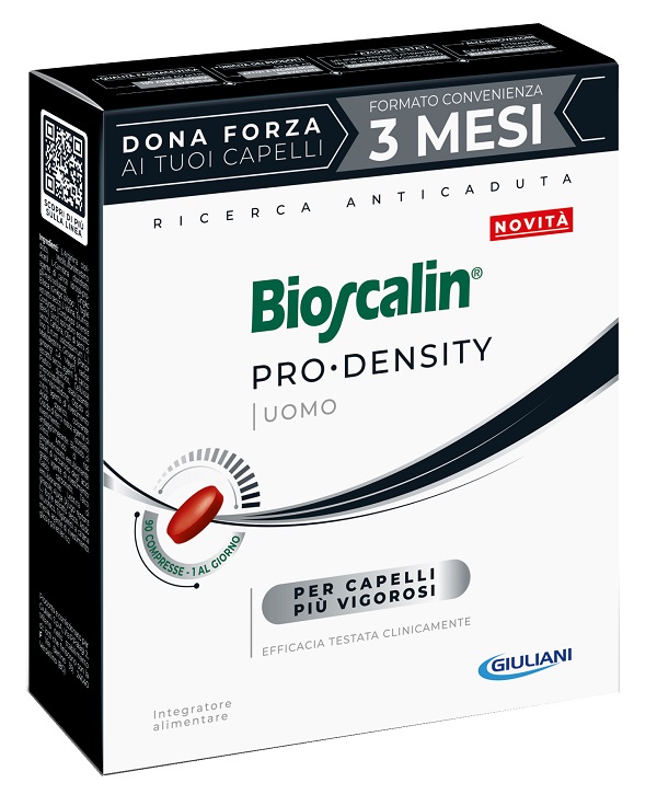 Bioscalin Pro Density Uomo Trattamento 3 Mesi per Capelli più Forti 90 Compresse