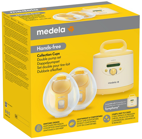 Medela Hands - Free Coppe Collection 24mm per Estrazione Latte a Mani Libere Set 2 pezzi