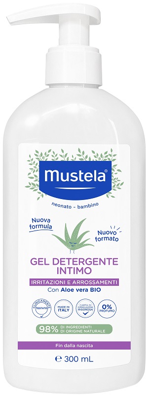 Mustela Gel Detergente Intimo Neonato e Bambino Irritazioni e Arrossamenti 300 ml