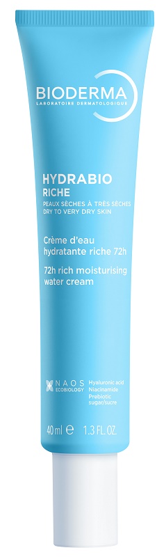 Bioderma Hydrabio Riche Crema Idratante Viso per Pelle Secca 40 ml