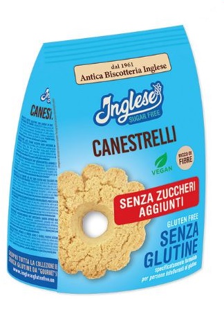 Inglese Biscotti Senza Zucchero Canestrelli 200 g