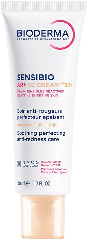 Bioderma Sensibio AR+ CC Cream spf50+ Crema Anti - Rossore per Pelle Sensibile Colore Light 40 ml