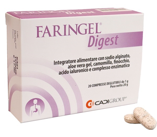 Faringel Digest Integratore per Digestione e Benessere dello Stomaco 20 compresse